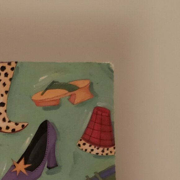 Vintage Wire-bound Mini Address Book Contacts List 90s Y2K High Heels Shoes - Picture 5 of 8